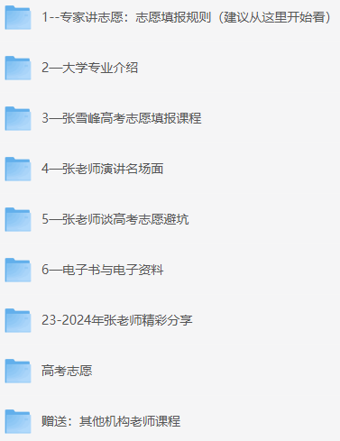 图片[1]-张雪峰高考志愿填报（新）-聚贤网赚库